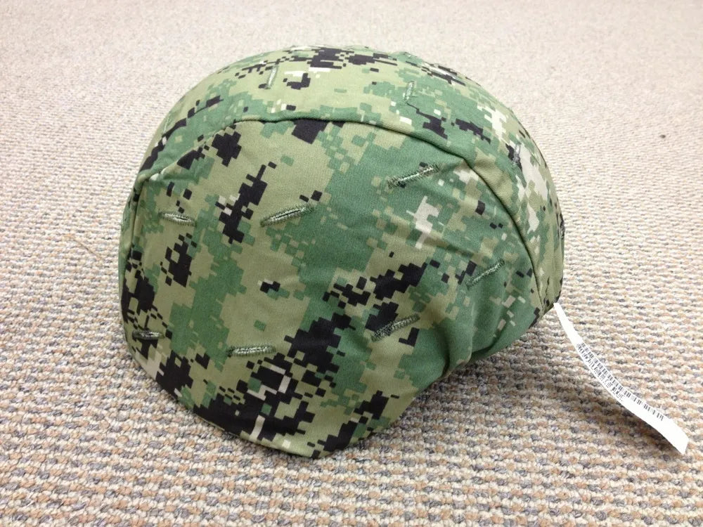 Navy Seal NWU 3 AOR2 Helmet Cover WoodlandCamo L/XL ACH MICH Devgru NSW Marsoc